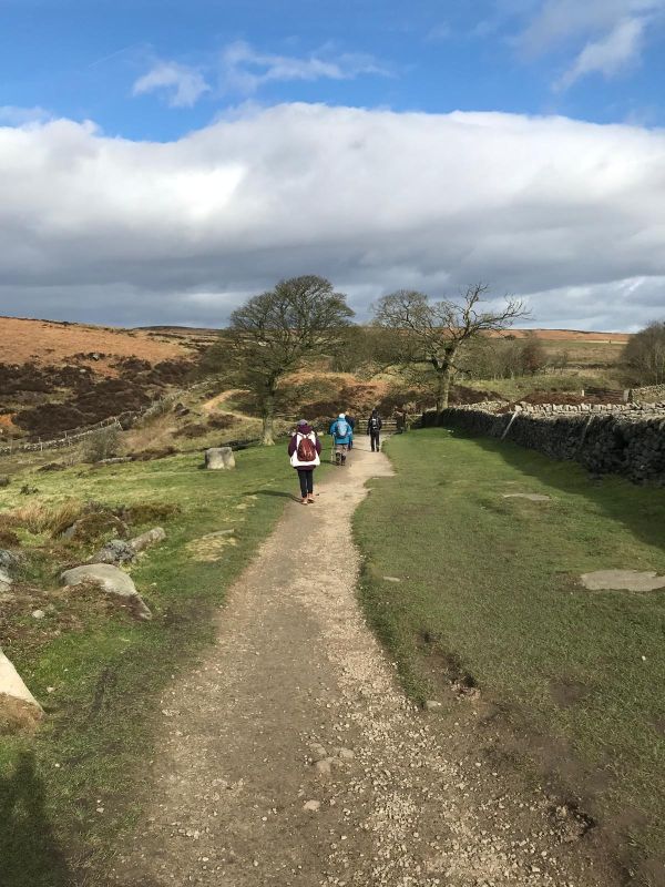 Path above Baslow